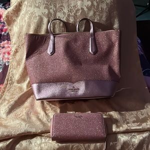 Purse with matching wallet